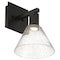 Access Lighting Port Nine Martini, Martini LED Wall Sconce, Matte Black Finish, Seeded Glass 63143LEDD-MBL/SDG - alternate 9